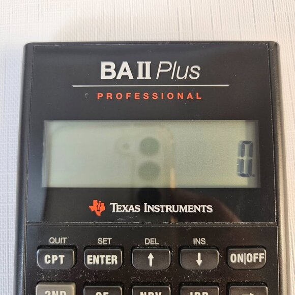Texas Instruments BA II Plus Professional Business Financial Calculator - Picture 5 of 6